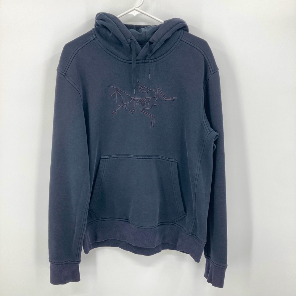 Arc’teryx Hoodie Mens Large Black Pullover Sweatshirt Bird Logo
